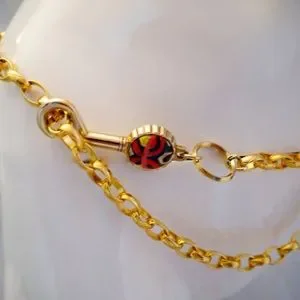 CHANEL | Accessories | Chanel Lock And Key Belt Necklace  display picture 2